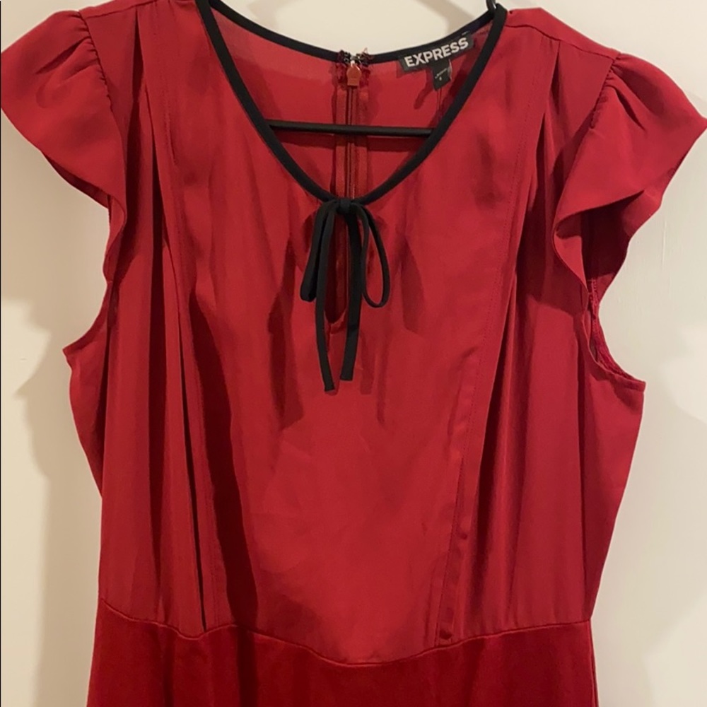 Express Red Dress - Picture 5 of 5